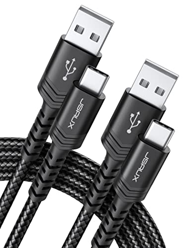 USB-A to USB-C Braided Cord For Samsung Galaxy USB Type C Cable 3A Fast Charging 2pack 3ft,