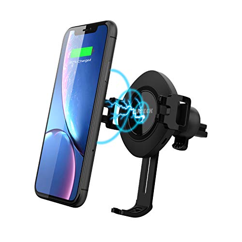 10W Wireless Car Charger Mount, Air Vent Universal Phone Holder Fast Charging compatible with iPhone & Samsung Galaxy S Note and Other Cellphone