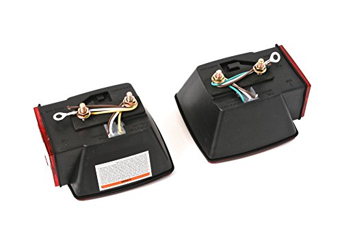 Trailer Light Kit MaxxHaul 70205 - 12V All LED , Left and Right Waterproof Submersible for Trailers, Boat Trailer Truck Marine Camper RV Snowmobile