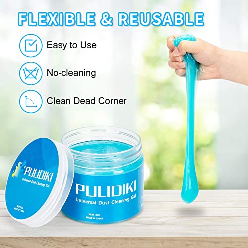 Cleaning Gel for Car, Dust Cleaner, Auto Air Vent Interior Putty Cleaning Keyboard Cleaner for Car Vents, PC,Laptops, Camera