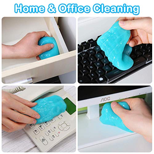 Cleaning Gel for Car, Dust Cleaner, Auto Air Vent Interior Putty Cleaning Keyboard Cleaner for Car Vents, PC,Laptops, Camera