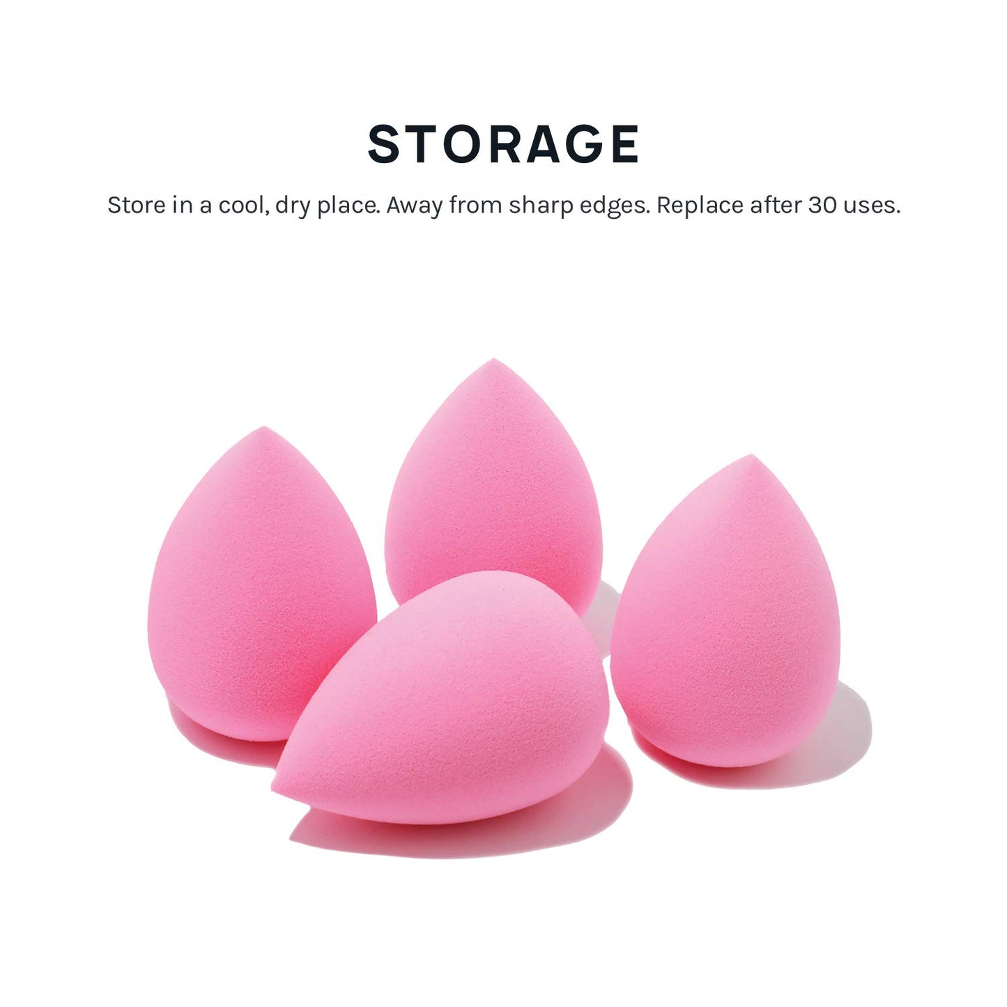Studio Collection Makeup Sponge Set Makeup Blender Latex Free, Makeup Blender For Powder Cream and Liquid