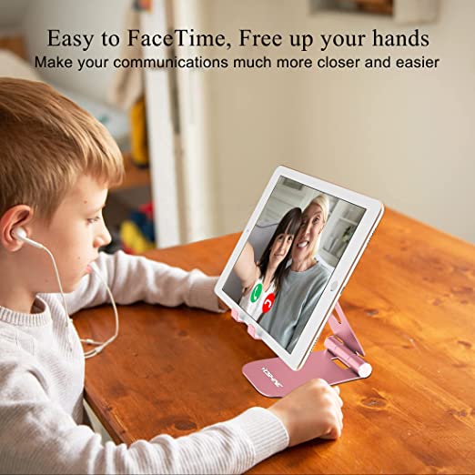 Cell Phone Stand, Upgraded Phone Stand for Desk, Adjustable Tablet Stand