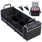Waterproof Trunk Organizer with Insulated Leakproof Cooler Bag, Foldable Cover, Adjustable Securing Straps (4-in-1 w/Cooler, Black)