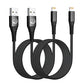 iPhone Charger,Nylon Lightning Cable  2pack, High Speed Data Sync Transfer Cord for iPhone, iPad