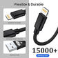 iPhone Charger,Nylon Lightning Cable  2pack, High Speed Data Sync Transfer Cord for iPhone, iPad