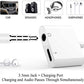 iPhone Headphones Adapter,2 in 1 Lightning to 3.5 mm Headphone Jack Aux  ,Dual Ports Dongle Charger