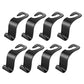 Car Seat Headrest Hook 4 Pack Hanger Storage Organizer Universal for Handbag Purse Coat fit Universal Vehicle Car Black S Type