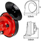 car horn 300db 【2 pack】 12v waterproof double horn, used for trucks, trains and ships, electric snails for cars, motorcycles, alternative electronic parts for cars and horns for trains