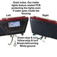 Trailer Light Kit  MaxxHaul 70205 - 12V All LED , Left and Right Waterproof Submersible for Trailers, Boat Trailer Truck Marine Camper RV Snowmobile