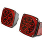 Trailer Light Kit  MaxxHaul 70205 - 12V All LED , Left and Right Waterproof Submersible for Trailers, Boat Trailer Truck Marine Camper RV Snowmobile