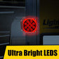 Trailer Light Kit  MaxxHaul 70205 - 12V All LED , Left and Right Waterproof Submersible for Trailers, Boat Trailer Truck Marine Camper RV Snowmobile