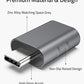USB C to USB Adapter Pack of 2 USB C Male to USB3 Female Adapter Compatible with MacBook Pro ,Air, iPad & Other Type C or Thunderbolt
