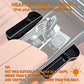 Car Seat Gap Filler Organizer, 2 Pack Multifunctional, Auto Console Side Storage Box with Cup Holders 2 Seat Hooks for Drink, Car Organizer Front Seat for Holding Phone, Sunglasses