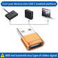 USB C Female to USB Male Adapter 4-Pack,Type C to USB A Charger Cable Adapter
