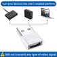 USB C Female to USB Male Adapter 4-Pack,Type C to USB A Charger Cable Adapter