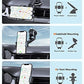 Cell Phone Holder,Phone Mount Dashboard Windshield Air Vent Adjustable Mount for iPhone, Android