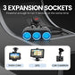 Dual USB Car Charger 12V Cigarette Lighter Adapter 3 Socket Lighter Splitter with LED Voltage Display by YANTU