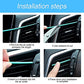 Car Air Conditioner Decoration Strip 8sanlione for Vent Outlet, Universal Waterproof Bendable Air Vent Outlet Trim Decoration (20 Pieces)