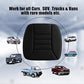Car Seat Cushion with 1.2inch Comfort Memory Foam, Seat Cushion for Car and Office Chair (Black)