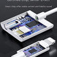 iPhone Headphones Adapter,2 in 1 Lightning to 3.5 mm Headphone Jack Aux  ,Dual Ports Dongle Charger