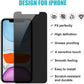 Privacy Screen Protector [3 Pack]  for iPhone 11/iPhone XR Anti-Spy Tempered Glass Film Upgrade 9H