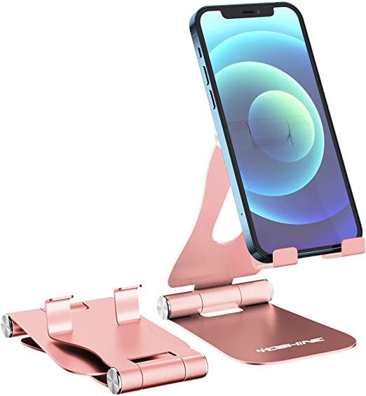 Cell Phone Stand, Upgraded Phone Stand for Desk, Adjustable Tablet Stand