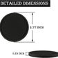 Car Cup Coaster, 4PCS Universal Non-Slip Cup Holders Embedded in Ornaments Coaster