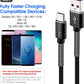 USB Type C Cable 3ft, Compatible with Samsung Galaxy A10/A20/A51/S10/S9/S8/Note 8,LG V20/V30/V40(3A
