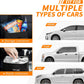 Car Trash Can with Lid and Storage Pockets, 100% Leak-Proof Car Organizer, Waterproof Car Garbage Can