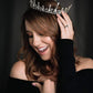 SWEETV Crystal Baroque Queen Crown - Vintage Princess Tiara, Wedding Prom Hallloween Opal Costume