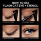 Makeup Infallible Flash Cat Eye Waterproof Liquid Eyeliner, Black