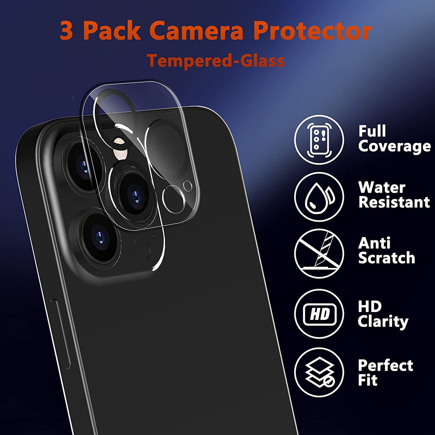 Camera Lens Protector  Designed for iPhone 13 Pro Max , iPhone 13 Pro