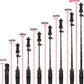 Portable 40 Inch Aluminum Alloy Selfie Stick Phone Tripod with Wireless Remote Shutter
