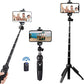 Portable 40 Inch Aluminum Alloy Selfie Stick Phone Tripod with Wireless Remote Shutter
