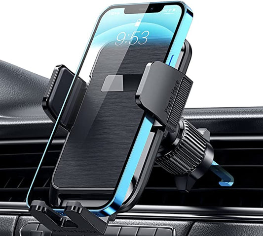 Cell Phone Holder Qifutan Phone Mount for Car Vent [2022 Upgraded Clip] Car Hands Free Cradle
