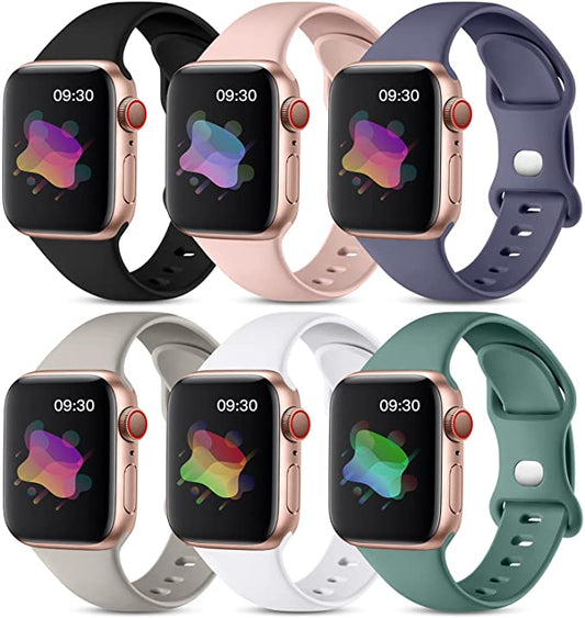 Apple Watch Band Maledan- 6 Pack 40mm 38mm 44mm 42mm 41mm 45mm Women Men