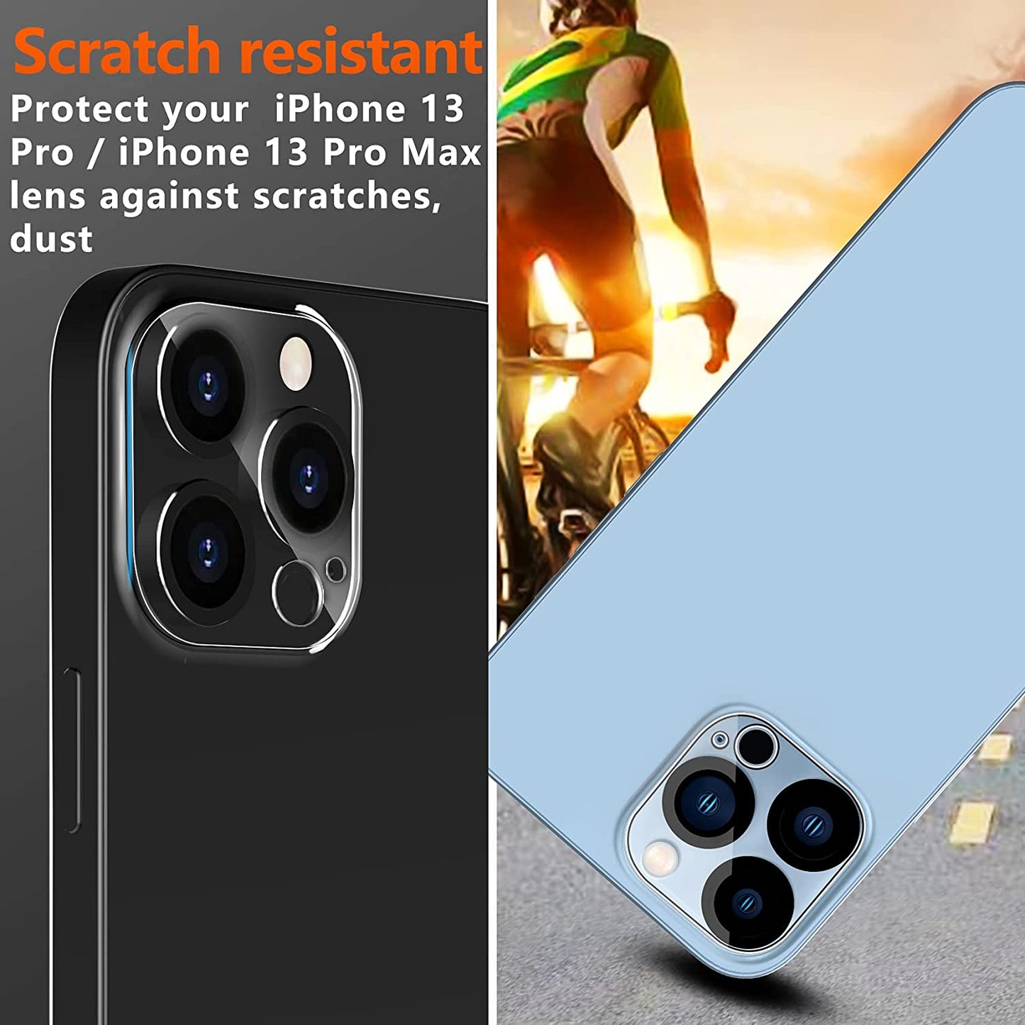 Camera Lens Protector  Designed for iPhone 13 Pro Max , iPhone 13 Pro