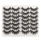 Newcally Lashes False Eyelashes Dramatic 20MM Faux Mink Lashes Pack 14 Pairs Wispy Long Thick Fluffy Strip Eye Lashes
