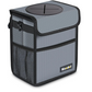 Car Trash Can , Waterproof Car Garbage Can, Car Trash Bag with Lid, Leak-Proof, Car Trash Hanging (Medium, Black)