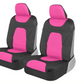 Car Seat Covers AquaShield for Front Seats, Gray – Two-Tone Waterproof Seat Covers for Cars, Neoprene Front Seat Cover Set, Interior Covers for Auto Truck Van SUV