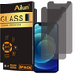 Privacy Screen Protector for iPhone 12/12 Pro 12 ProMax Mini 6.1'' Anti Spy Tempered Glass