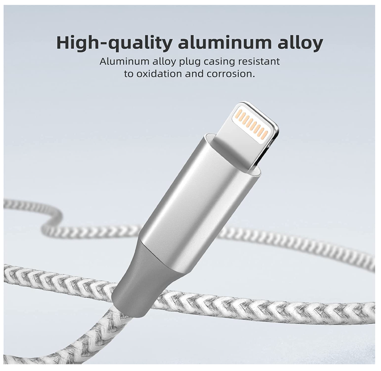 iPhone Charger 6ft/10ft 3Pack Lightning Cable,Nylon Braided High Speed Data Sync Transfer For iPhone iPad iPod